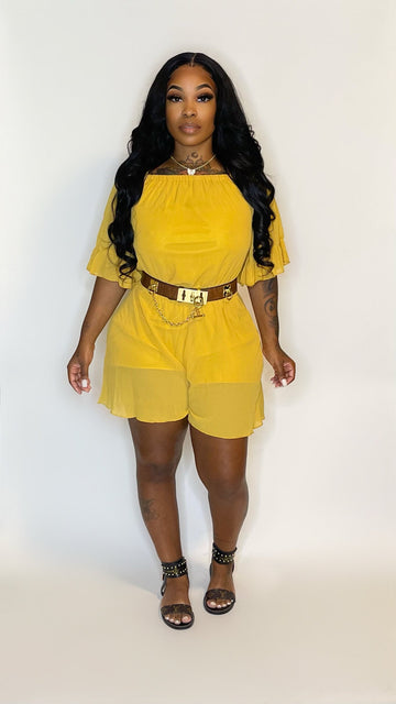 Sunflower Romper Glamherup Beautique